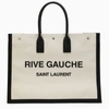 SAINT LAURENT SAINT LAURENT RIVE GAUCHE GREGGIO/BLACK TOTE BAG WOMEN
