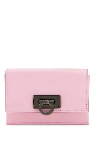 Ferragamo Salvatore  Woman Pink Leather Coin Purse