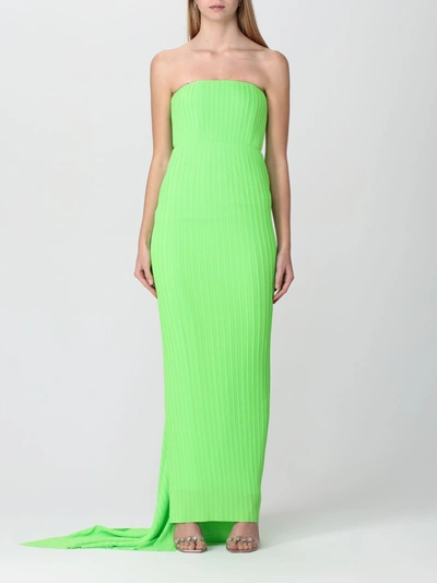 Solace London Dress  Woman Color Lime