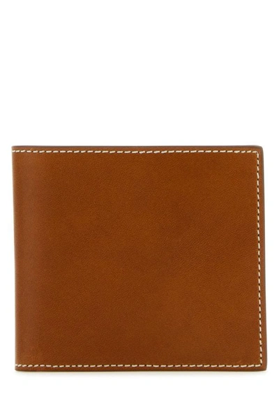 Thom Browne Man Brown Leather Wallet