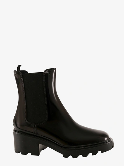TOD'S TOD'S WOMAN ANKLE BOOTS WOMAN BLACK BOOTS