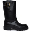 TOD'S TOD'S WOMAN TOD'S BLACK LEATHER BOOTS
