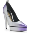 Tom Ford Ombre Leather Platform Pumps In Purple