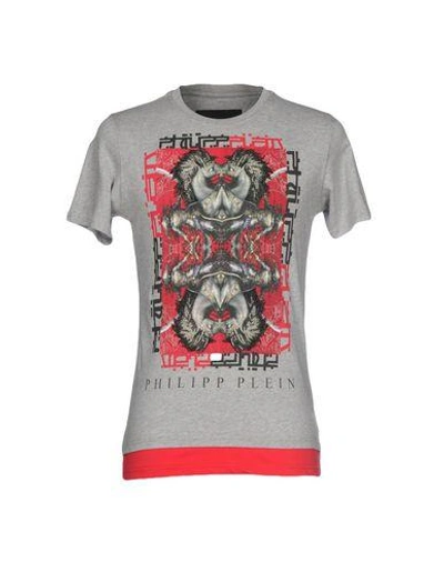 Philipp Plein T-shirts In Grey
