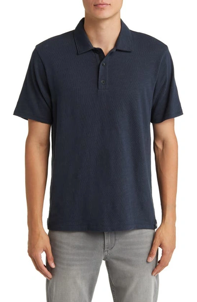 Rag & Bone Classic Flame Polo In Blue