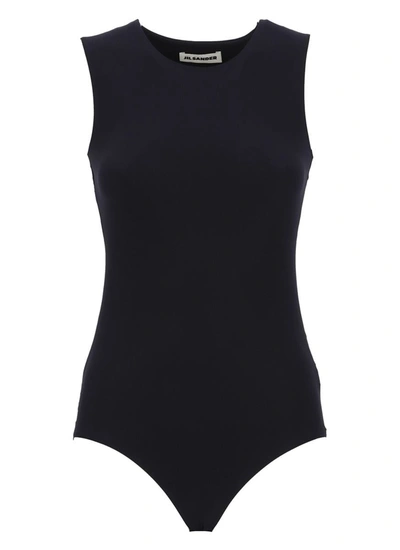 Jil Sander Second Skin Body In Black