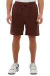 Bench Firbeck Terry Shorts In Brown