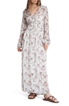 Rag & Bone Calista Floral Maxi Dress In White