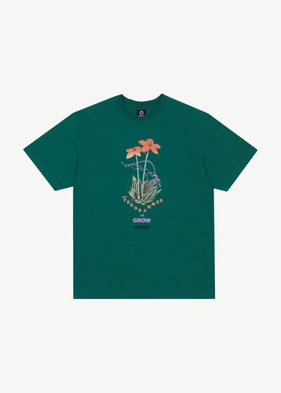 Afends Retro Graphic T-shirt In Green