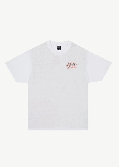 Afends Boxy Graphic T-shirt In White