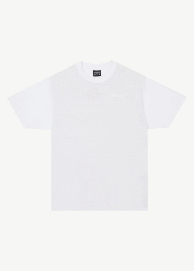 Afends Hemp Boxy Logo T-shirt In White