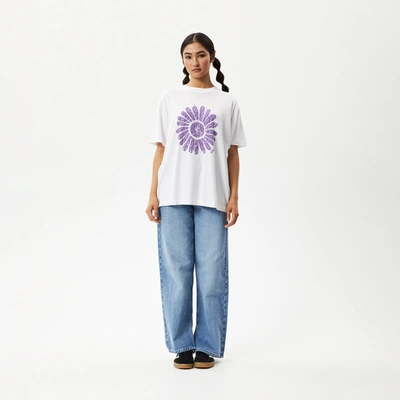 Afends Oversized Graphic T-shirt In White