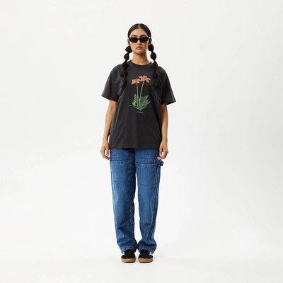 Afends Oversized Graphic T-shirt In Black