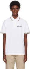 PALM ANGELS WHITE CLASSIC POLO