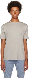Sunspel Mens Grey Melange Classic Cotton-jersey T-shirt
