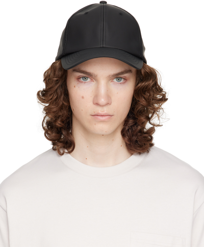 Rains Baseball Cap In Black