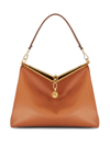 Etro Women's Vela Leather Shoulder Bag In Brown