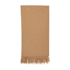 Max Mara Monogram Fringed-edge Cashmere Scarf In Cammello