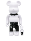 MEDICOM TOY WHITE BEARBRICK X ANDY WARHOL X THE ROLLING STONES (STICKY FINGERS) 100% AND 400% SET,BBROLLINGSTONESSF19381694