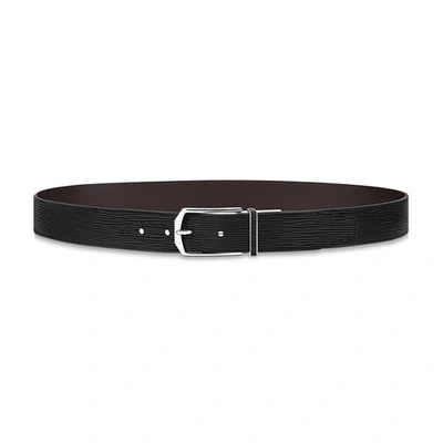 Louis Vuitton Slender 35mm Reversible Belt In Noir
