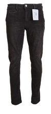 Acht Brown Cotton Straight Fit  Casual Pants In Brown