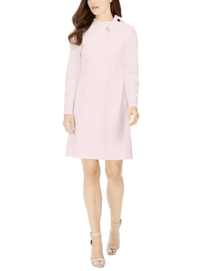 Calvin Klein Womens Knit Sheath Cocktail And Party Dress In Pink