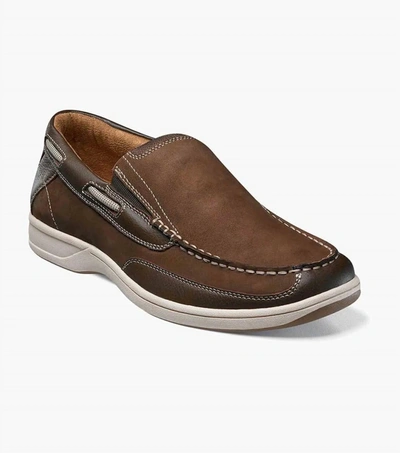 Florsheim Men's Lakeside Moc Toe Slip On - Extra Wide Width In Brown