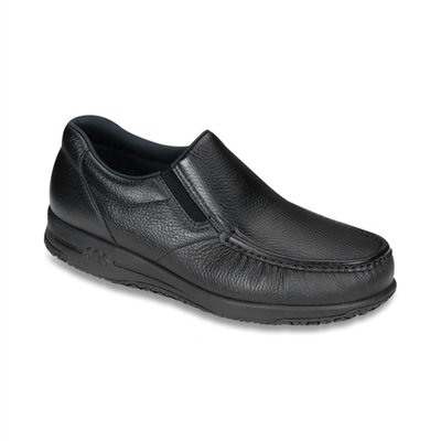 Sas Men's Navigator Slip Resistant Work Shoe - Wide Width In Black