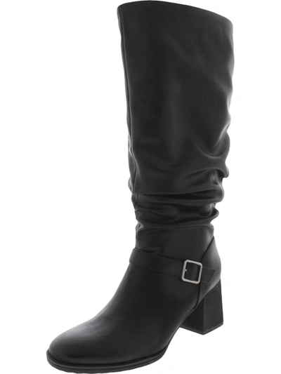 Soul Naturalizer Frost Womens Faux Leather Tall Knee-high Boots In Black