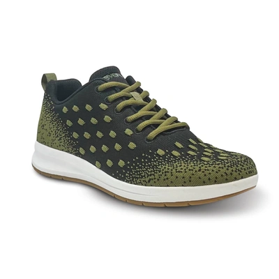 Revere Women's Haiti Lace Up Sneaker - Medium Width In Khaki In Green