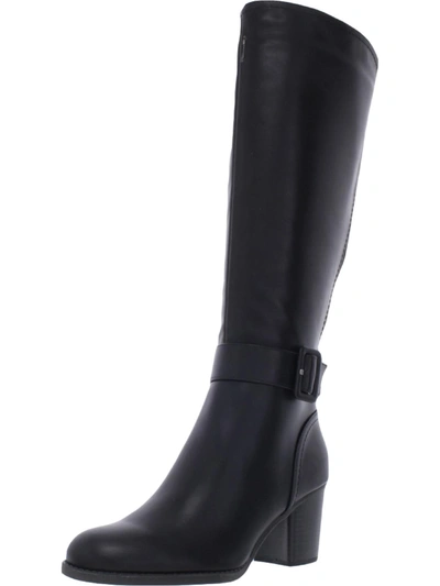 SOUL NATURALIZER TWINKLE WOMENS FAUX LEATHER ROUND TOE KNEE-HIGH BOOTS