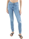 LEVI STRAUSS & CO WOMENS DISTRESSED HIGH RISE STRAIGHT LEG JEANS