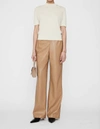 Anine Bing Monique Short-sleeved T-shirt In Yellow
