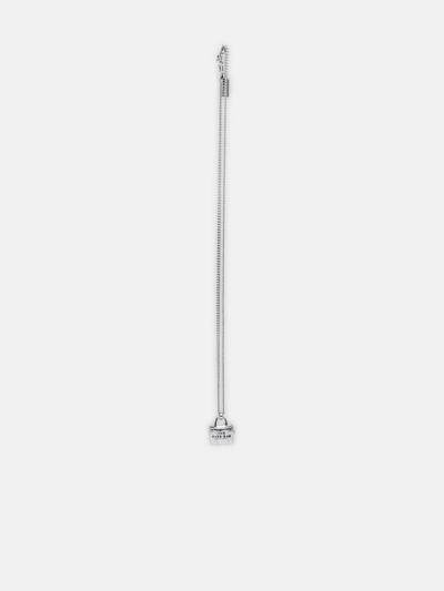 Marc Jacobs (the) Silver Brass Tote Bag Necklace
