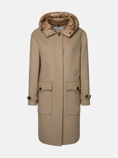 Woolrich Parka Double In Beige