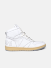 RHUDE RHECHESS SNEAKERS IN WHITE LEATHER