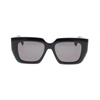 Bottega Veneta Classic Square-shaped Sunglasses In Black