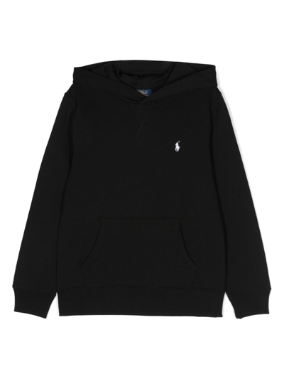 Ralph Lauren Kids' Hoodie Sweater In Black