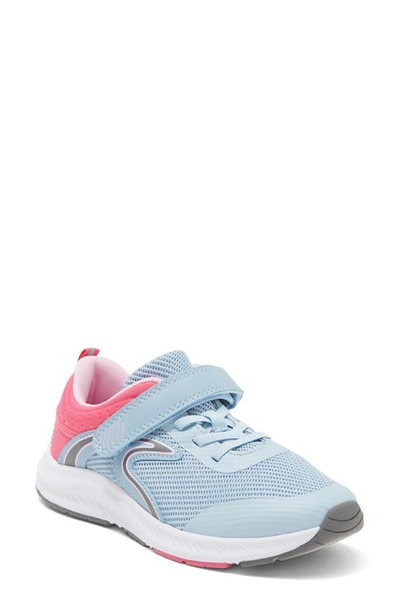 Z By Zella Kids' Gym Class Hook-and-loop Sneaker In Blue Light- Pink
