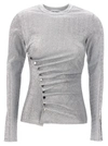 Rabanne Draped Button Blouse