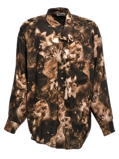 Magliano Stray Pussycat Twisted Shirt, Blouse Multicolor