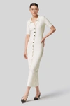 Altuzarra Women's Hestia Knit Buttoned Maxi Dress In Natural White