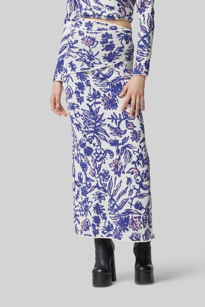 Altuzarra Women's Kyra Floral Knit Maxi Skirt In Papyrus Floral Jacquard