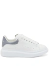 Alexander Mcqueen Oversized Sneakers In White And Grey In White
