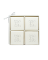 CARVED SOLUTIONS CARVED SOLUTIONS MONOGRAMMED SET OF 4 SOAP BARS