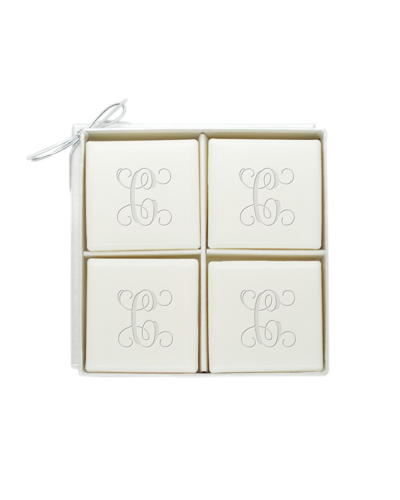 Carved Solutions Monogrammed Set Of 4 Soap Bars, (a-z)