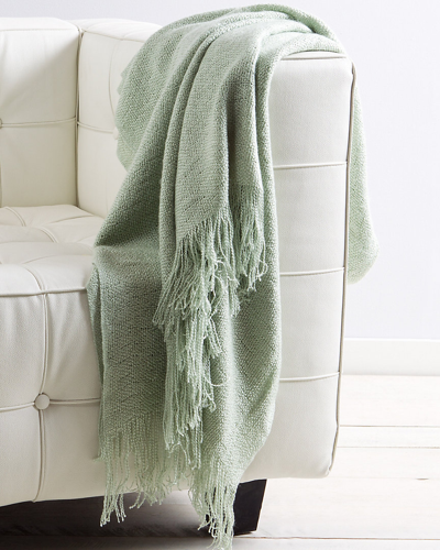 Belle Epoque Woven Sage Throw