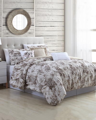 Modern Threads 6pc Printed Textured Comforter Set