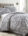 SOUTH SHORE LINENS SOUTH SHORE LINENS PURE MELODY CLASSIC PAISLEY PRINTED DUVET COVER SET