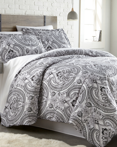 South Shore Linens Pure Melody Classic Paisley Printed Duvet Cover Set